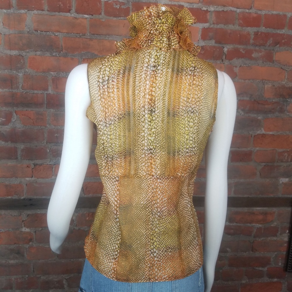 SOLD Doncaster Women's Top Brown Orange - Picture 7 of 7